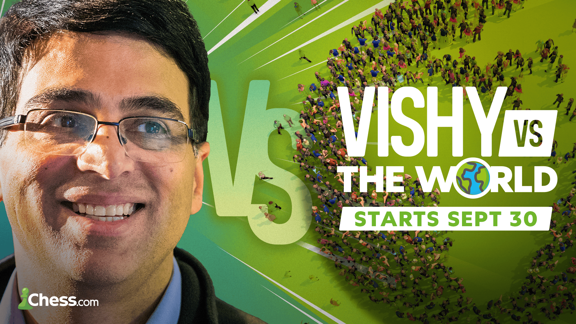 在 Vishy vs. 世界比赛中对阵 GM Viswanathan Anand